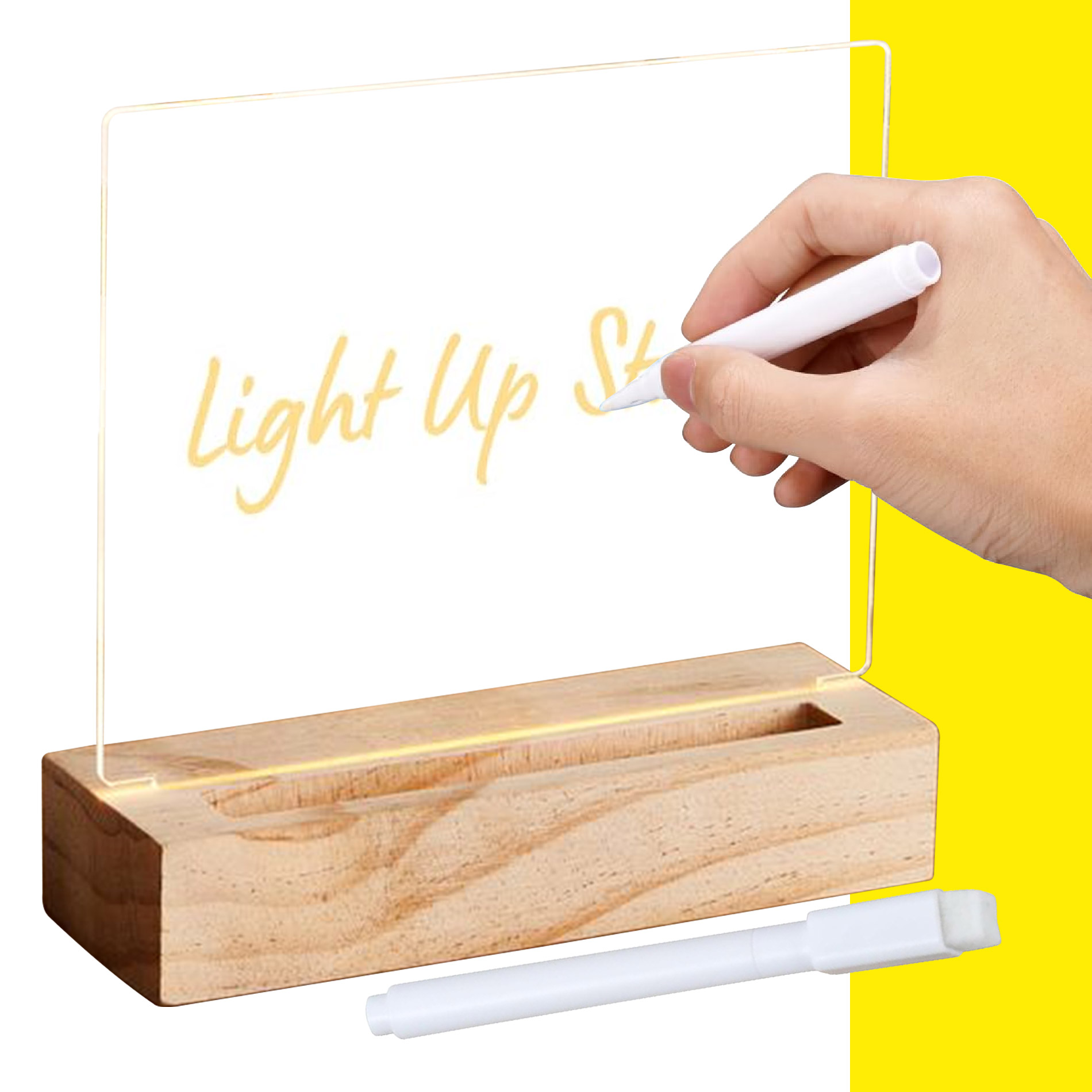 Miniatura 4 de Lampara Led 3d Tablero Acrilico Borrable